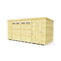 14 X 6 SECURITY PENT SHED