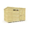 11 X 7 SECURITY PENT SHED -Love Garden 15827 0