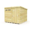 8 X 8 SECURITY PENT SHED -Love Garden 15841 0
