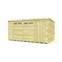 14 X 8 SECURITY PENT SHED