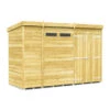 10 X 4 SECURITY PENT SHED DOUBLE DOOR 2 10 X 4 SECURITY PENT SHED DOUBLE DOOR -Love Garden 15859 0