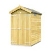 4 X 5 SECURITY PENT SHED DOUBLE DOOR 1 4 X 5 SECURITY PENT SHED DOUBLE DOOR -Love Garden 15870 0