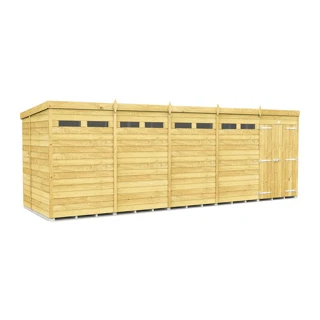 20 X 6 SECURITY PENT SHED DOUBLE DOOR 3 20 X 6 SECURITY PENT SHED DOUBLE DOOR