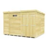 9 X 8 SECURITY PENT SHED DOUBLE DOOR -Love Garden 15922 0