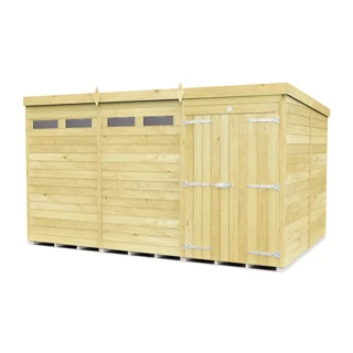 12 X 8 SECURITY PENT SHED DOUBLE DOOR 3 12 X 8 SECURITY PENT SHED DOUBLE DOOR