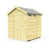 6 X 6 APEX SECURITY SHED 1 6 X 6 APEX SECURITY SHED -Love Garden 15970 0