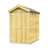 4 X 7 APEX SECURITY SHED DOUBLE DOOR -Love Garden 16022 0