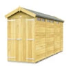 4 X 13 APEX SECURITY SHED DOUBLE DOOR -Love Garden 16028 0