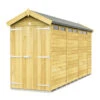 4 X 14 APEX SECURITY SHED DOUBLE DOOR -Love Garden 16029 0
