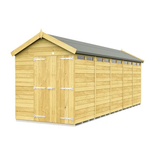 6 X 20 APEX SECURITY SHED DOUBLE DOOR 3 6 X 20 APEX SECURITY SHED DOUBLE DOOR