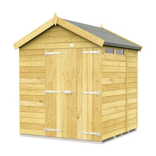 7 X 6 APEX SECURITY SHED DOUBLE DOOR 3 7 X 6 APEX SECURITY SHED DOUBLE DOOR