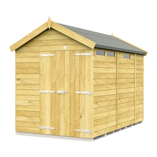 7 X 9 APEX SECURITY SHED DOUBLE DOOR 3 7 X 9 APEX SECURITY SHED DOUBLE DOOR