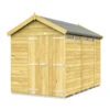 7 X 10 APEX SECURITY SHED DOUBLE DOOR -Love Garden 16059 0