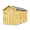 7 X 13 APEX SECURITY SHED DOUBLE DOOR 2 7 X 13 APEX SECURITY SHED DOUBLE DOOR -Love Garden 16062 0