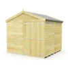 8 X 6 APEX SECURITY SHED DOUBLE DOOR 1 8 X 6 APEX SECURITY SHED DOUBLE DOOR -Love Garden 16072 0
