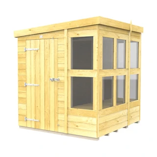 6 X 6 PENT POTTING SHED 3 6 X 6 PENT POTTING SHED