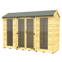 10 X 4 APEX SUMMER HOUSE (FULL HEIGHT WINDOW)