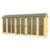 16 X 4 APEX SUMMER HOUSE (FULL HEIGHT WINDOW) 2 16 X 4 APEX SUMMER HOUSE (FULL HEIGHT WINDOW) -Love Garden 16612 0