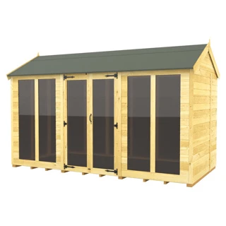 12 X 5 APEX SUMMER HOUSE (FULL HEIGHT WINDOW) 3 12 X 5 APEX SUMMER HOUSE (FULL HEIGHT WINDOW)