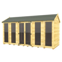 14 X 5 APEX SUMMER HOUSE (FULL HEIGHT WINDOW)