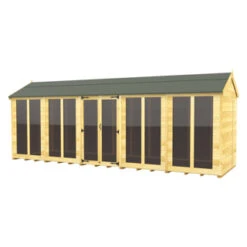 20 X 5 APEX SUMMER HOUSE (FULL HEIGHT WINDOW)