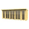 18 X 6 PENT SUMMER HOUSE (FULL HEIGHT WINDOW) 1 18 X 6 PENT SUMMER HOUSE (FULL HEIGHT WINDOW) -Love Garden 16755 0