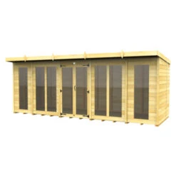 18 X 6 PENT SUMMER HOUSE (FULL HEIGHT WINDOW)