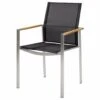 Barlow Tyrie Mercury Stacking Armchair -Love Garden 1mea.500 teak armrest and charcoal sling 4b8bb6b5aac5cde5d044896e8c9735b7 original