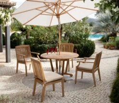Barlow Tyrie Chesapeake Dining Side Chair -Love Garden 2a8t7sd3udt6v original