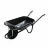 WHEELBARROW PNEUMATIC TYRE 85L PRESSED PAN CONTRACTOR BLACK CBP -Love Garden 319193 0