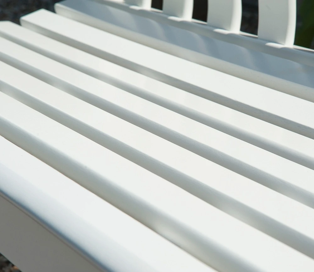 Alexander Rose Broadfield White Acacia 4ft Bench 6 Alexander Rose Broadfield White Acacia 4ft Bench - Image 4