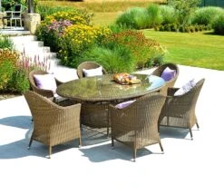 Alexander Rose San Marino Curved Top Armchair