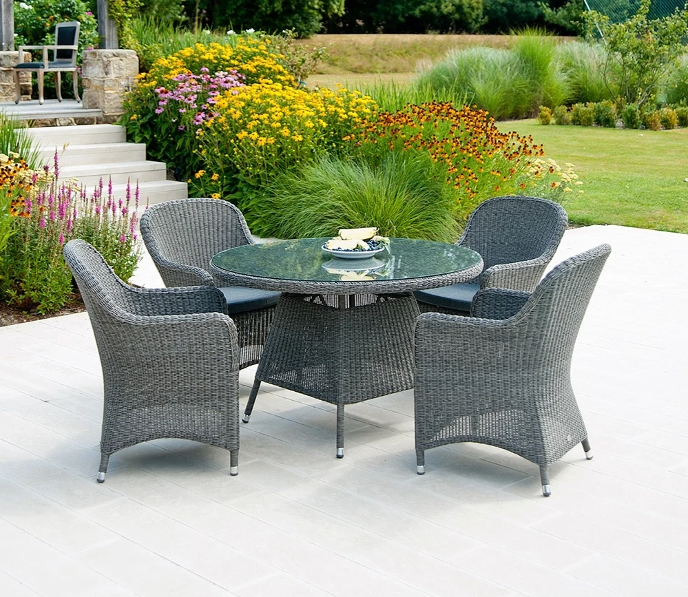 Alexander Rose Monte Carlo Curved Top Armchair In Grey 3 Alexander Rose Monte Carlo Curved Top Armchair In Grey