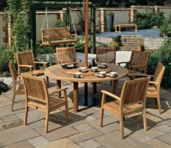 Barlow Tyrie Monaco Armchair -Love Garden a set of monaco armchairs in use with matching table. 0442088b28a377f74e8271dc14caed30 original