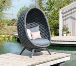Alexander Rose Cordial Luxe Dark Grey Lucy Chair