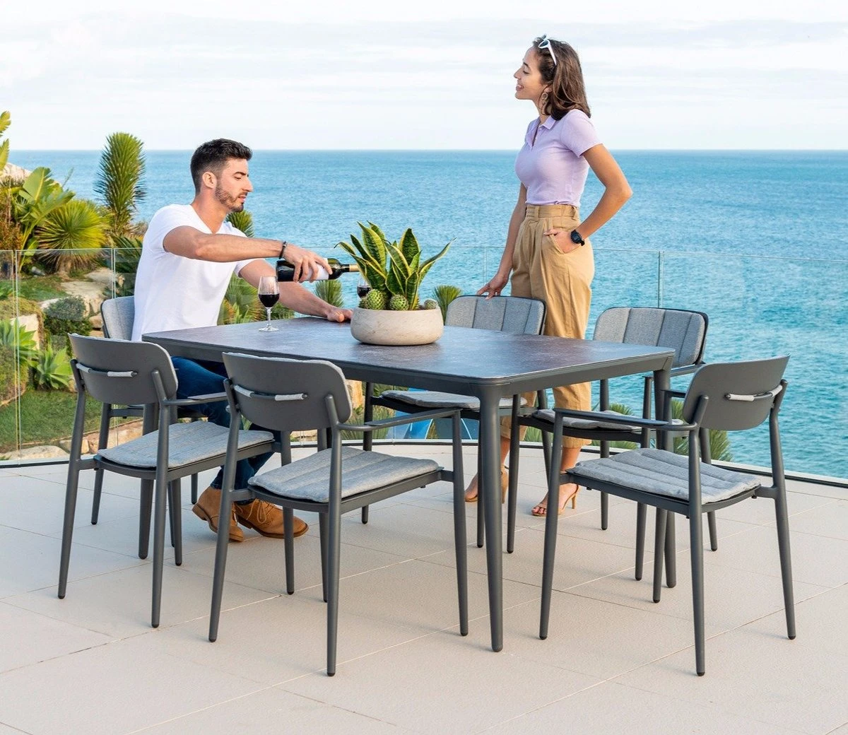 Alexander Rose Rimini Stacking Armchair 4 Alexander Rose Rimini Stacking Armchair - Image 2