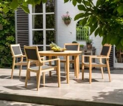 Alexander Rose Tivoli Roble Stacking Sling Armchair -Love Garden alexander rose roble stacking charcoal armchair 7716ce6482374d76b76d4e8c48ba7644 original