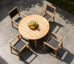 Alexander Rose Tivoli Roble Stacking Sling Armchair -Love Garden alexander rose roble stacking charcoal armchair b385ab0b6cc868c6ef2613fb84c83576 original