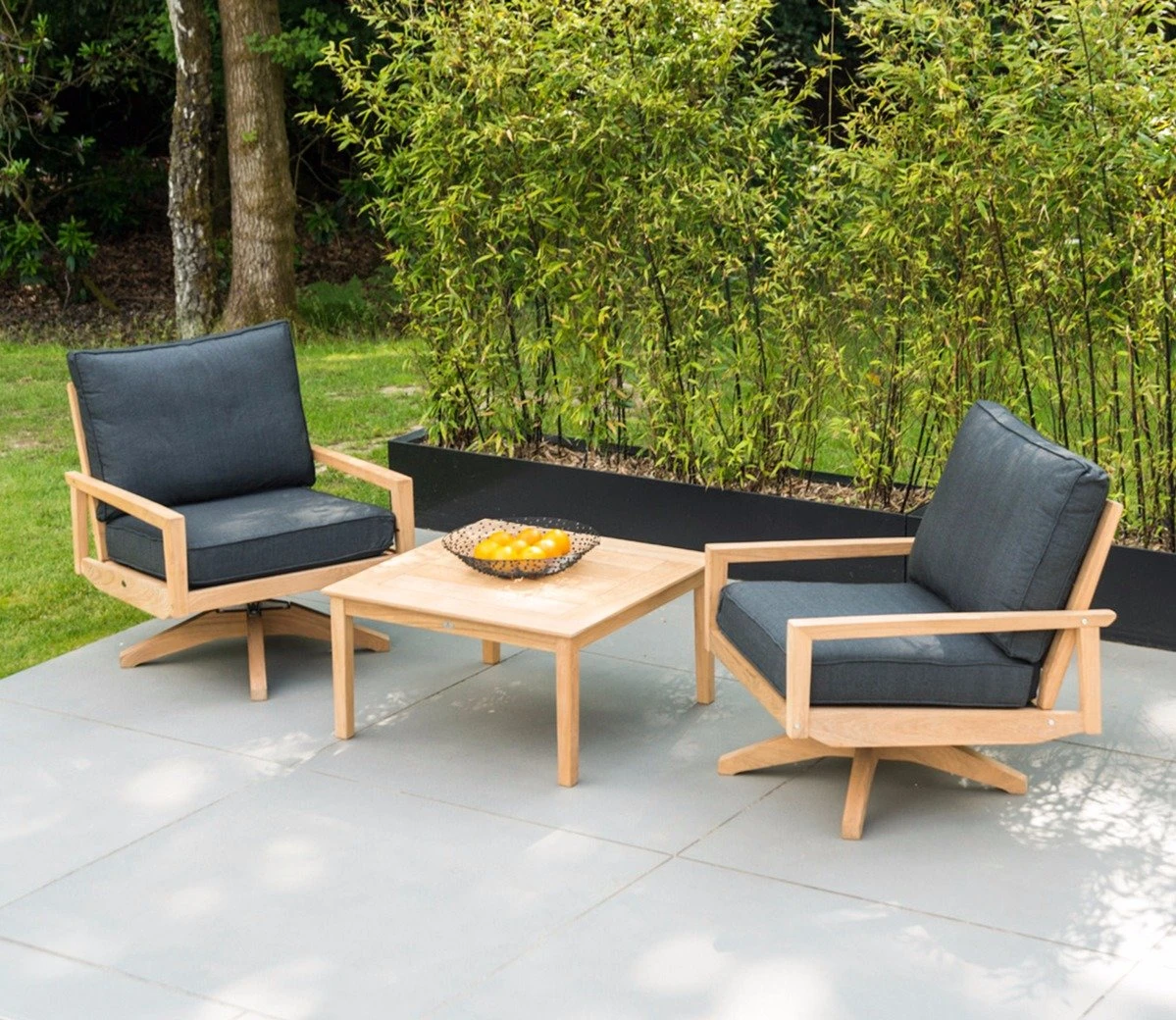 Alexander Rose Tivoli Roble Swivel Lounge Chair 4 Alexander Rose Tivoli Roble Swivel Lounge Chair - Image 2