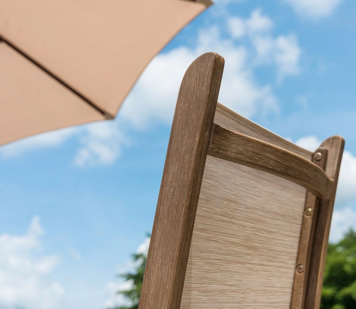 Alexander Rose Sherwood Chestnut Acacia Barley Sling Recliner 8 Alexander Rose Sherwood Chestnut Acacia Barley Sling Recliner - Image 6