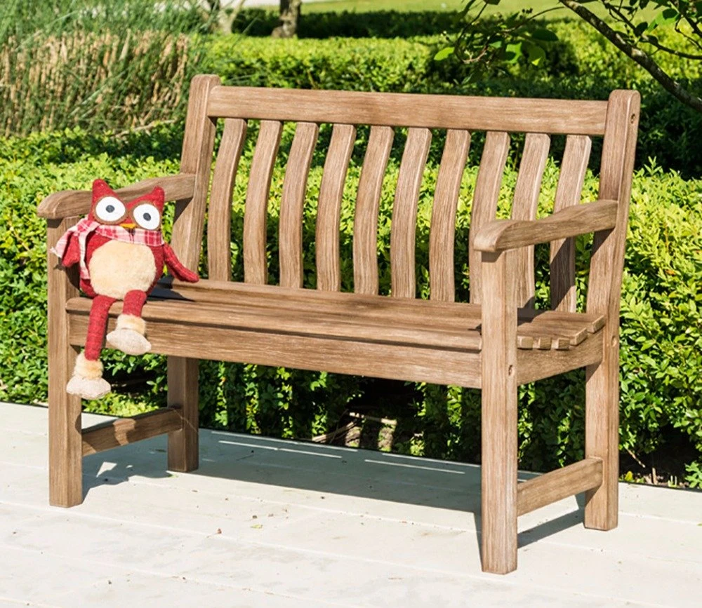 Alexander Rose Broadfield Chestnut Acacia Children's Bench 4 Alexander Rose Broadfield Chestnut Acacia Children's Bench - Image 2