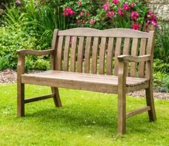 Alexander Rose Sherwood Chestnut Acacia 4ft Cuckfield Bench