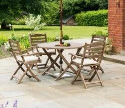 Alexander Rose Sherwood Chestnut Acacia Folding Carver