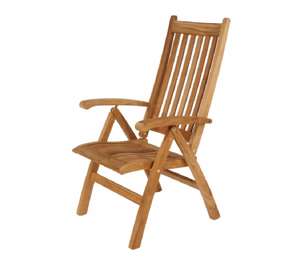 Barlow Tyrie Ascot Folding Highback Recliner 3 Barlow Tyrie Ascot Folding Highback Recliner