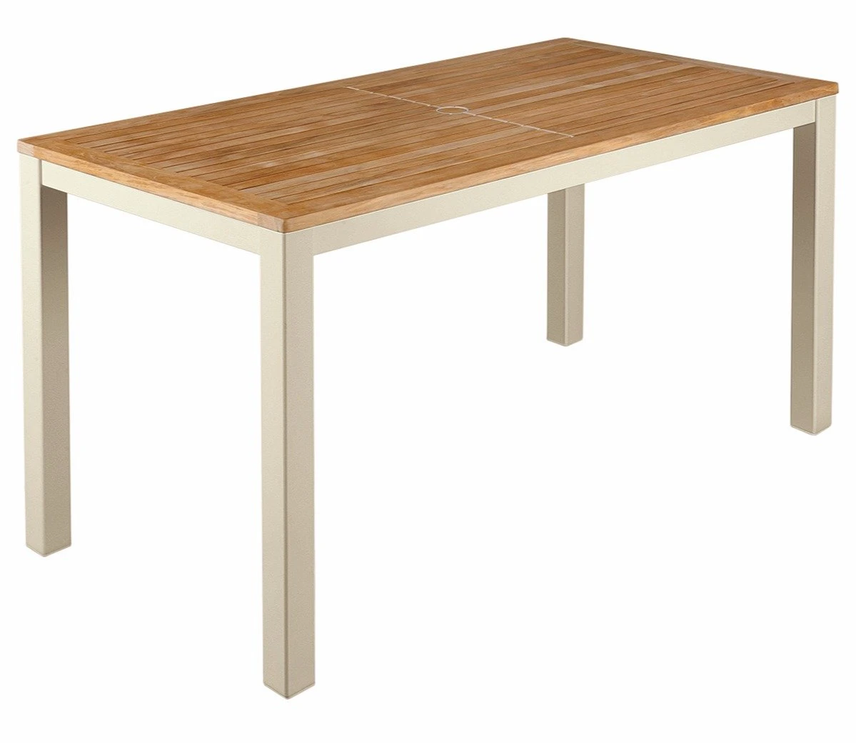 Barlow Tyrie Aura 140cm Teak Narrow Dining Table 5 Barlow Tyrie Aura 140cm Teak Narrow Dining Table - Image 3