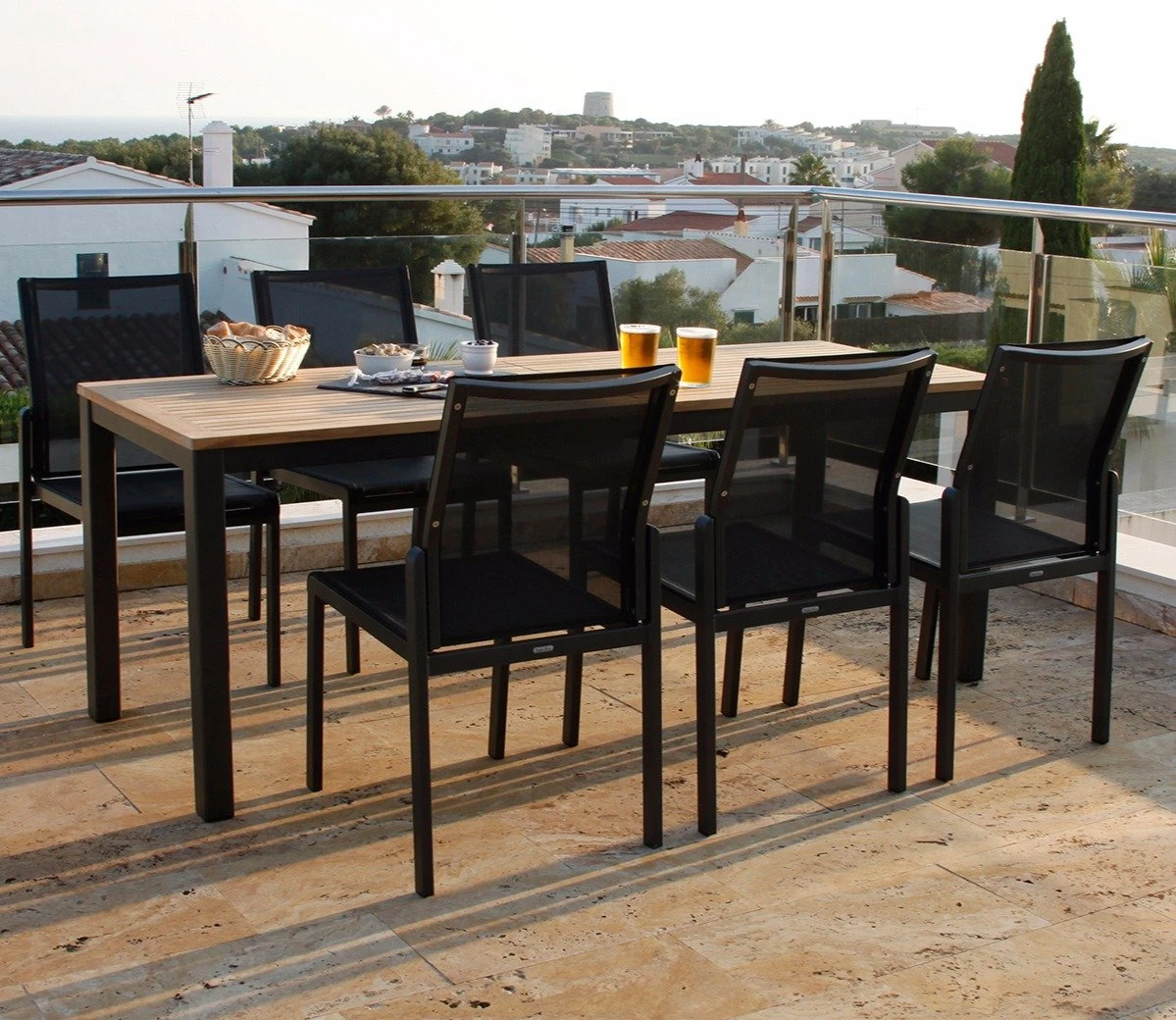 Barlow Tyrie Aura 140cm Teak Narrow Dining Table 9 Barlow Tyrie Aura 140cm Teak Narrow Dining Table - Image 7