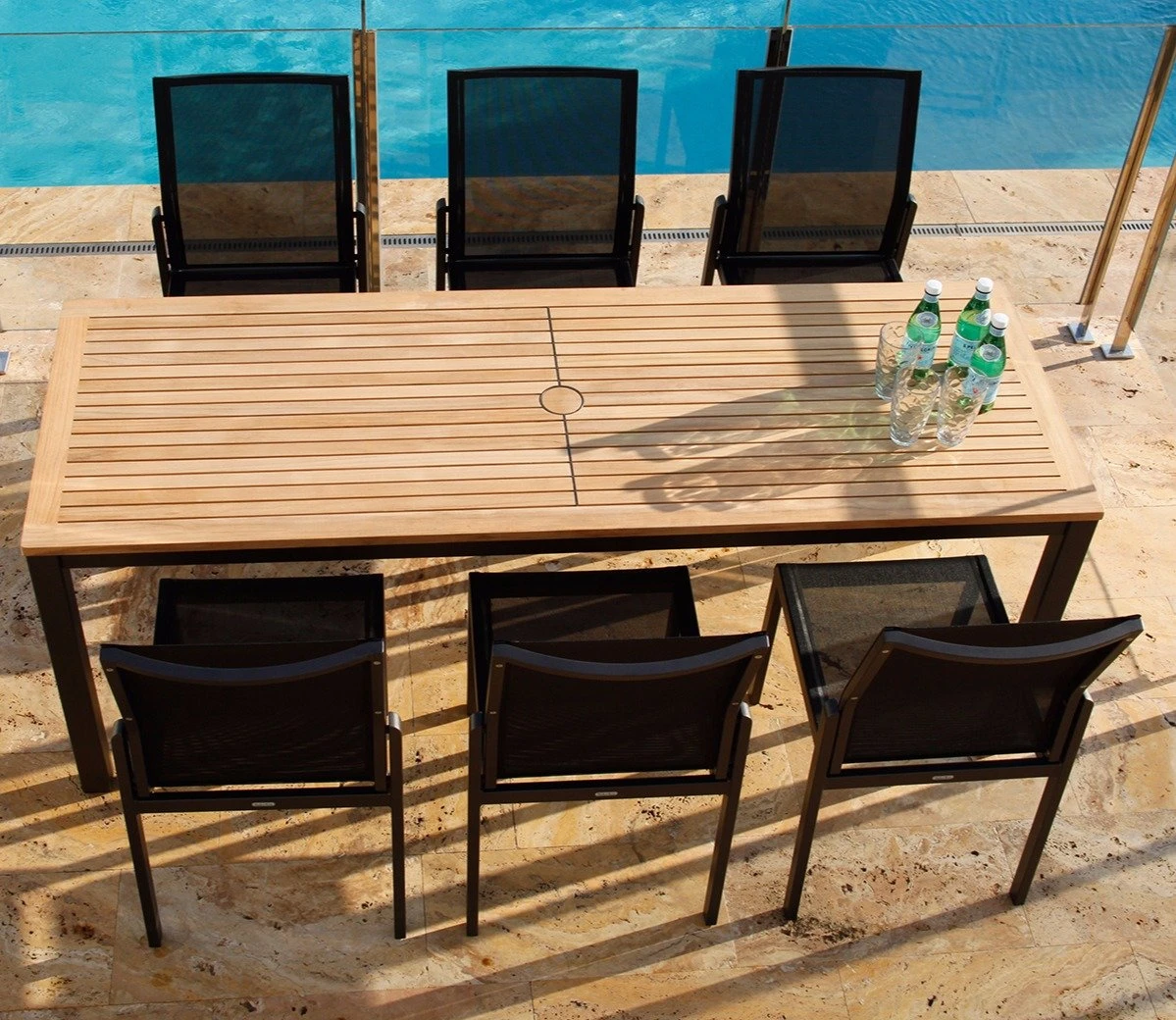 Barlow Tyrie Aura 140cm Teak Narrow Dining Table 8 Barlow Tyrie Aura 140cm Teak Narrow Dining Table - Image 6