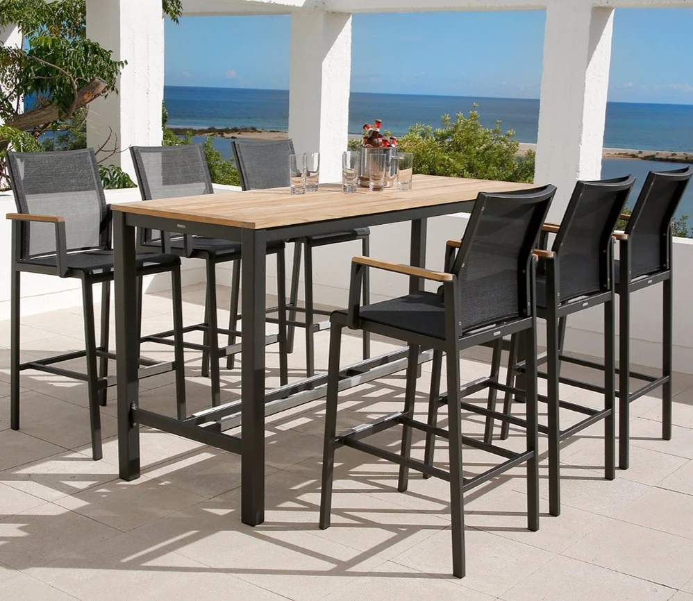 Barlow Tyrie Aura High 200cm Dining Table 6 Barlow Tyrie Aura High 200cm Dining Table - Image 4