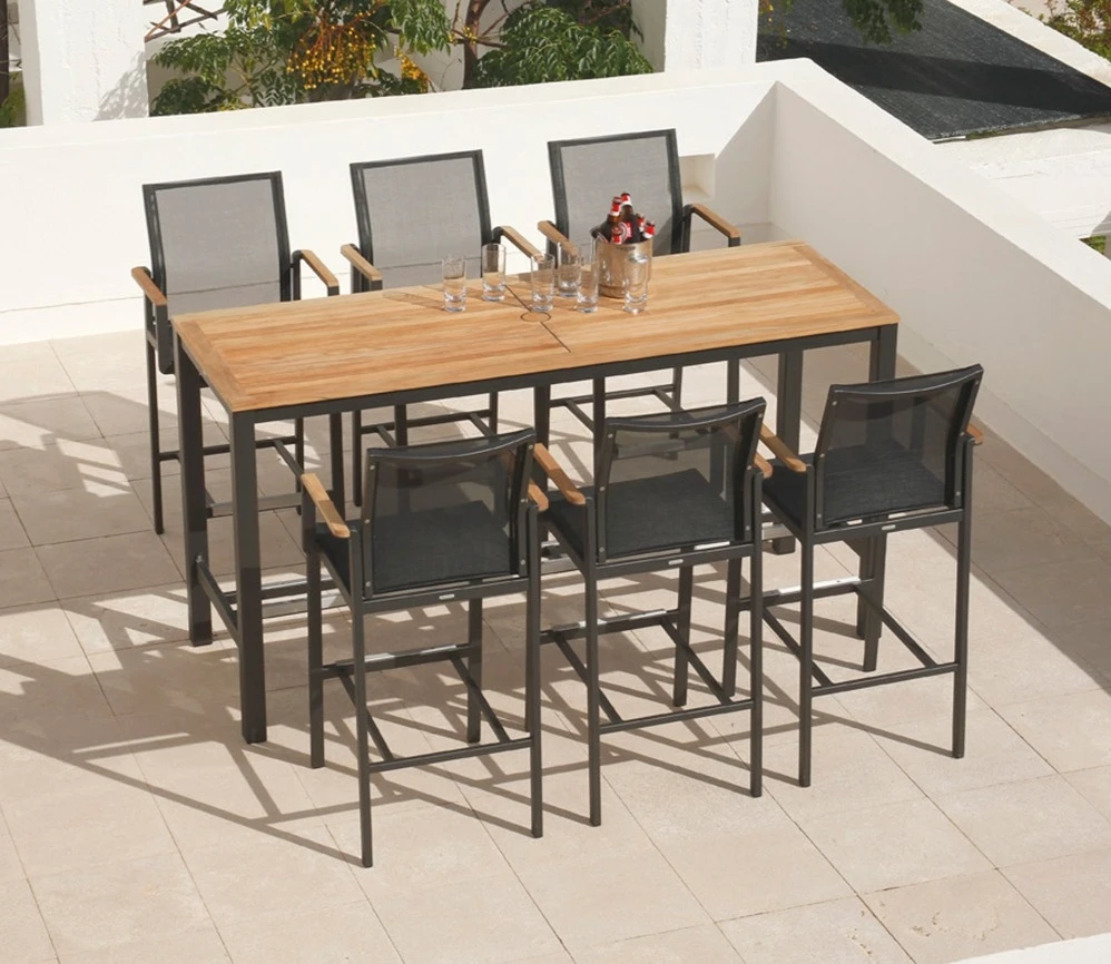 Barlow Tyrie Aura High 200cm Dining Table 7 Barlow Tyrie Aura High 200cm Dining Table - Image 5