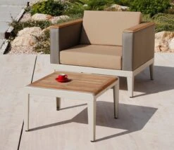 Barlow Tyrie Aura Low 60cm Square Table